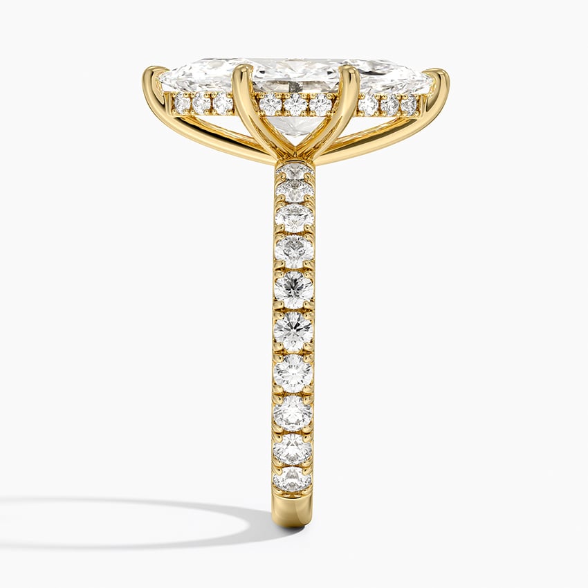 18K Yellow Gold Grand Perfect Fit Three-Quarter Diamond Ring
