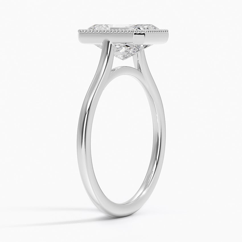 18K White Gold Margot Bezel Ring