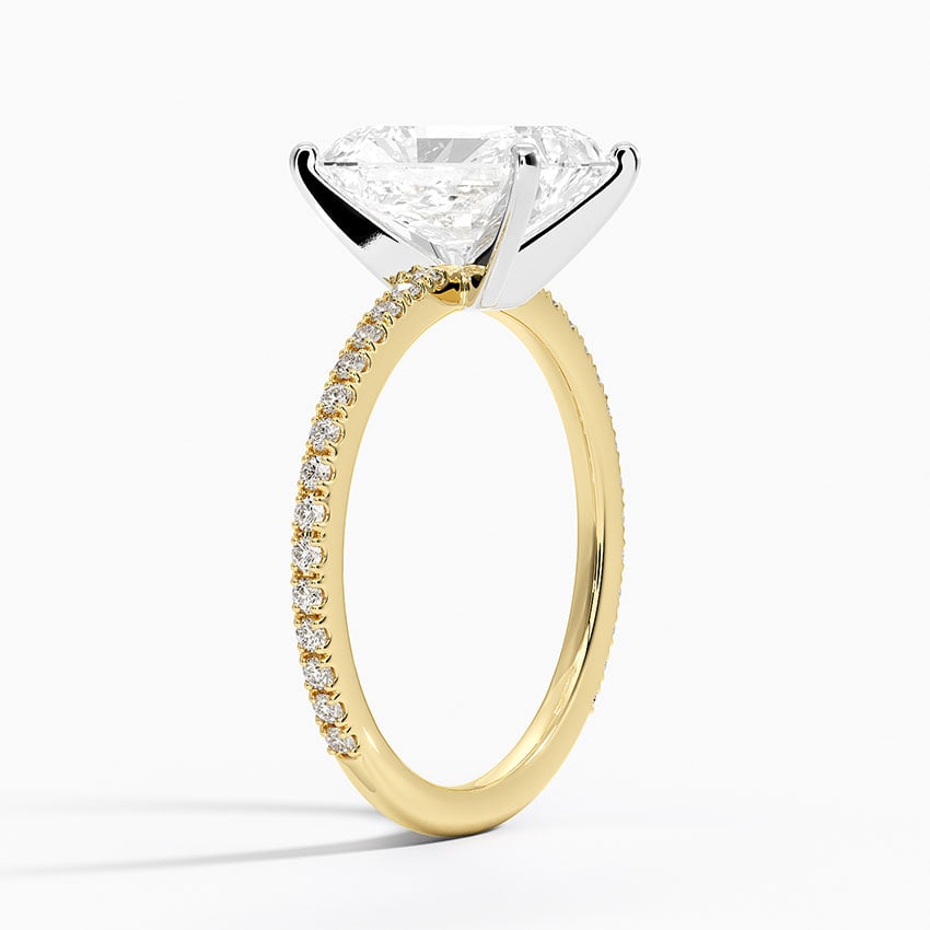 18K Yellow Gold Ballad Three-Quarter Coverage Diamond Ring (1/4 ct. tw.)