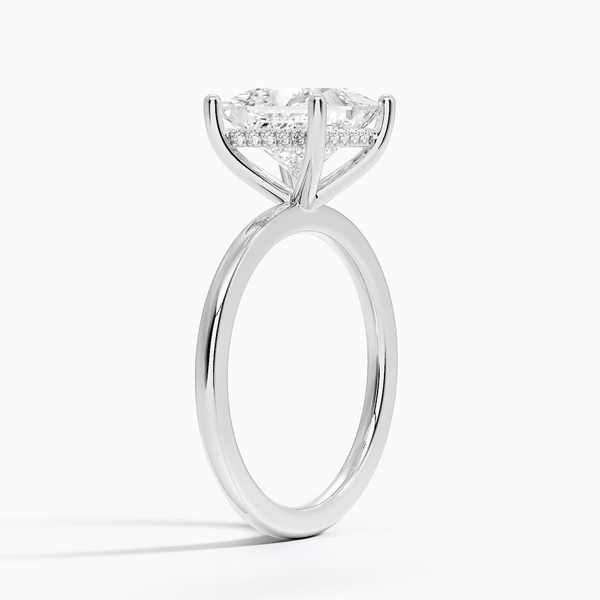 18K White Gold Sydney Perfect Fit Hidden Halo Diamond Ring