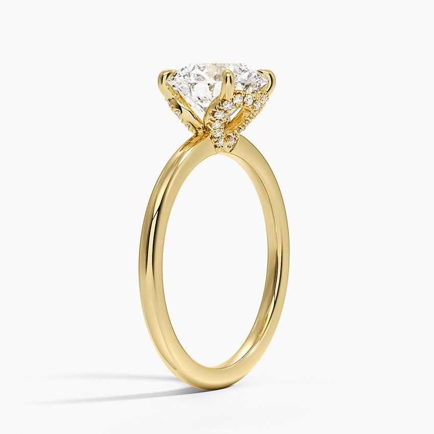 Hidden Heart Diamond Ring