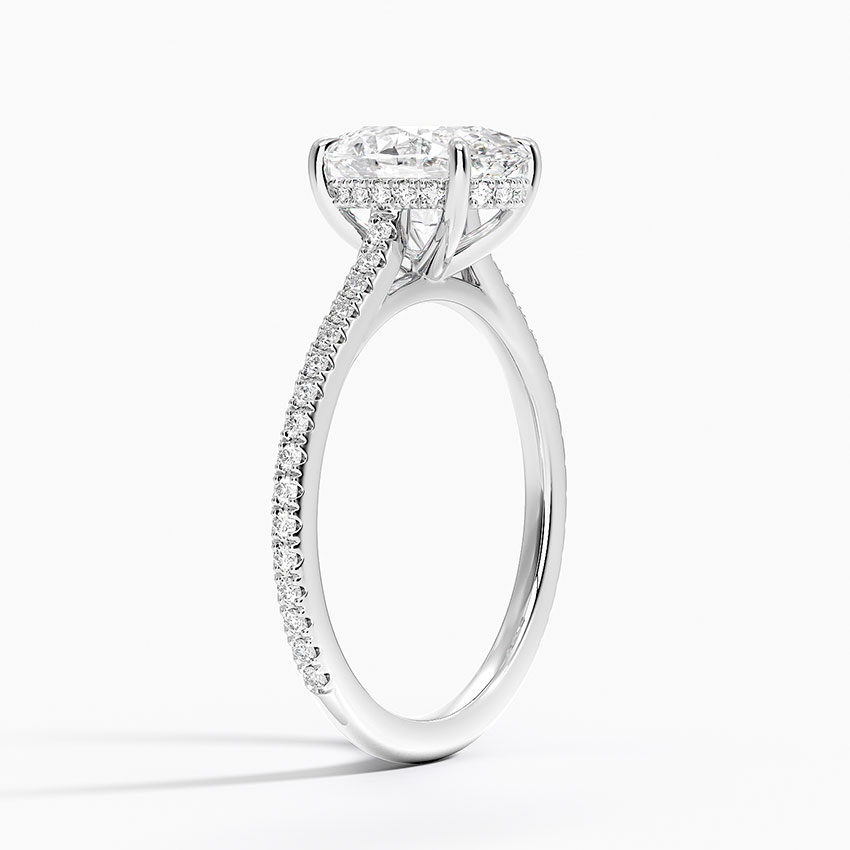 18K White Gold Luxe Lissome Diamond Ring (1/5 ct. tw.)