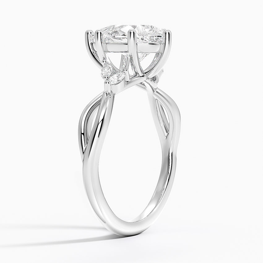 18K White Gold Willow Diamond Ring (1/8 ct. tw.)