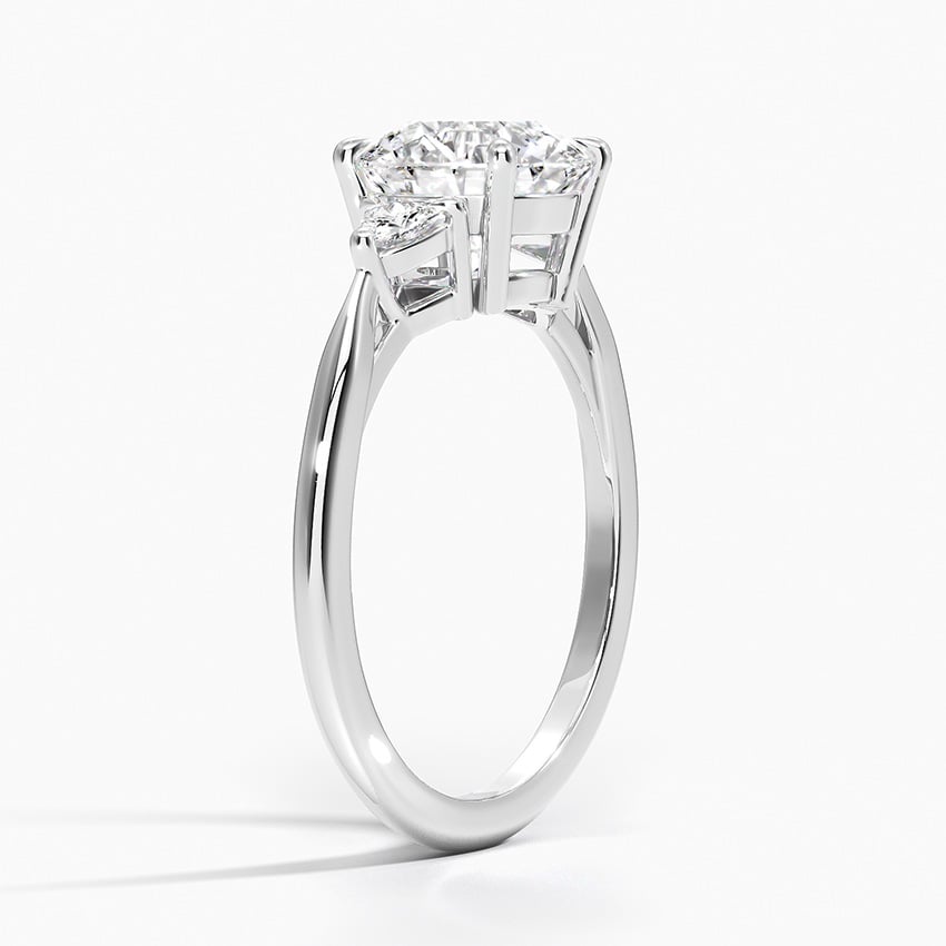 Trillion Three Stone Diamond Ring