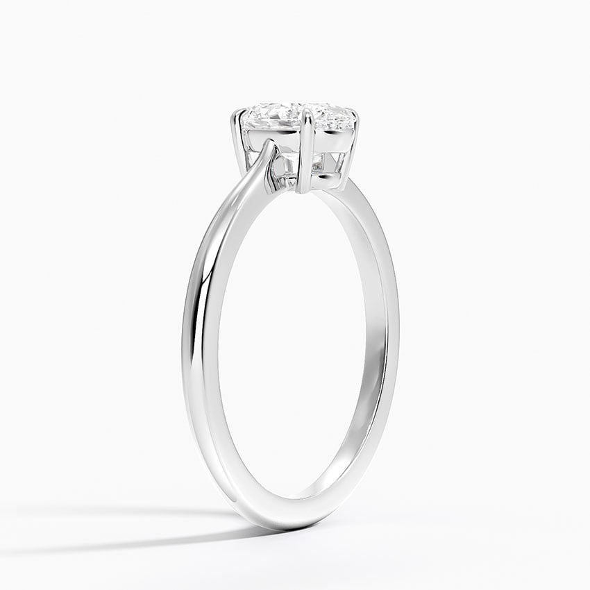 PT Sapphire Elle Solitaire Ring, large top view