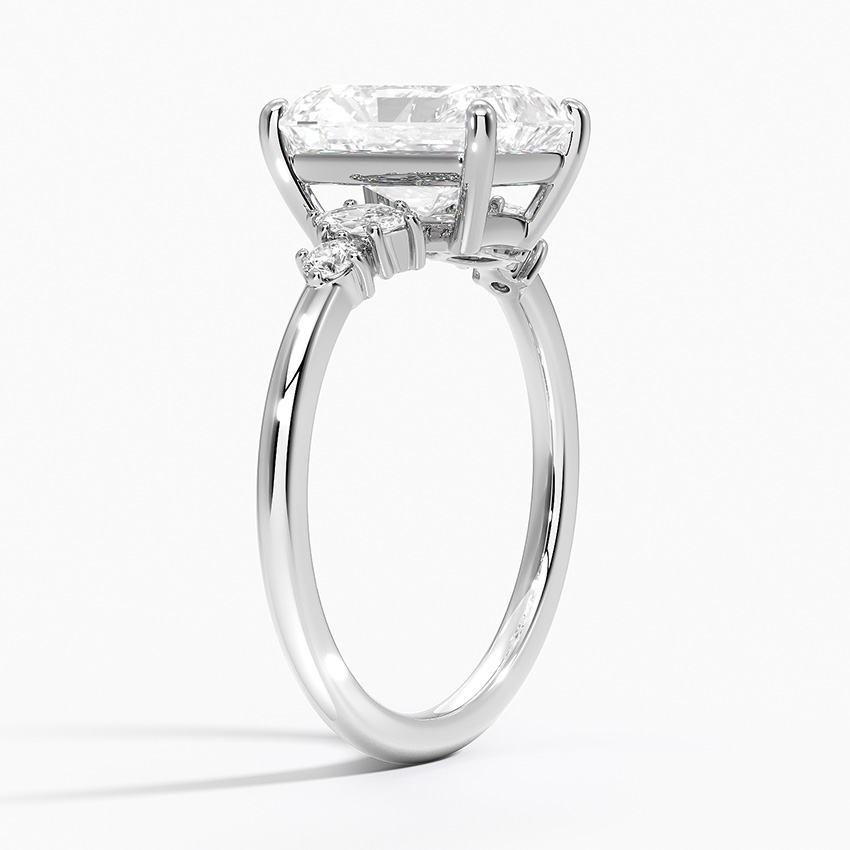 18K White Gold Miroir Diamond Ring