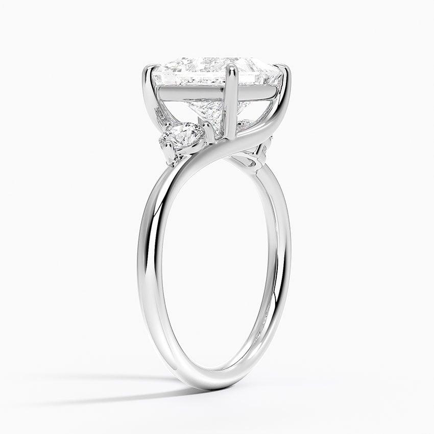 18K White Gold Atelier Three Stone Diamond Ring (1/3 ct. tw.)