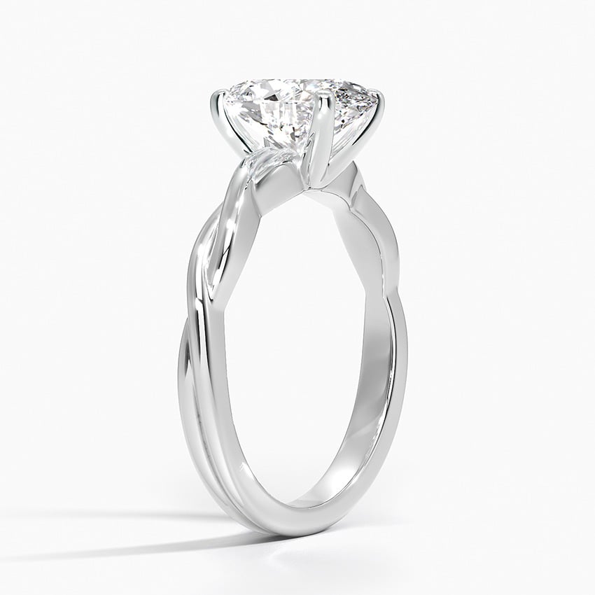 Twisted Vine Engagement Ring - Solitaire