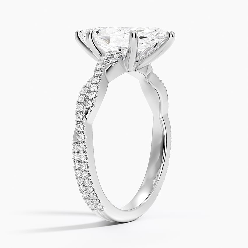 Scalloped Engagement Ring