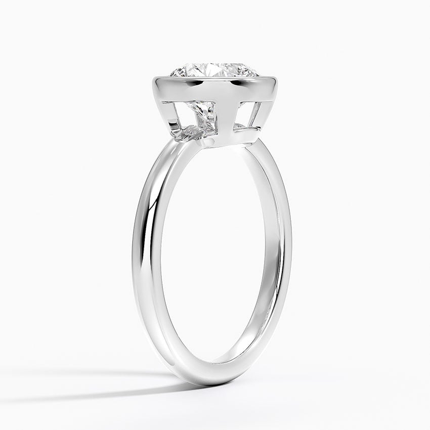 Platinum Julietta Bezel Solitaire Ring