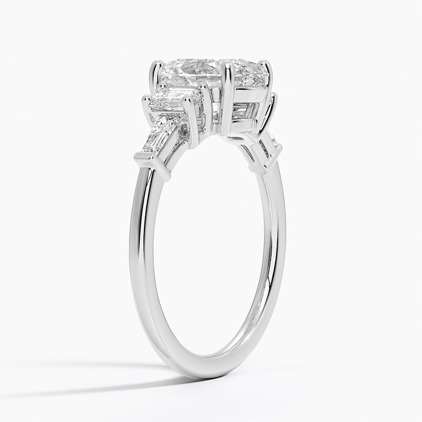 18K White Gold Cleo Five Stone Diamond Ring