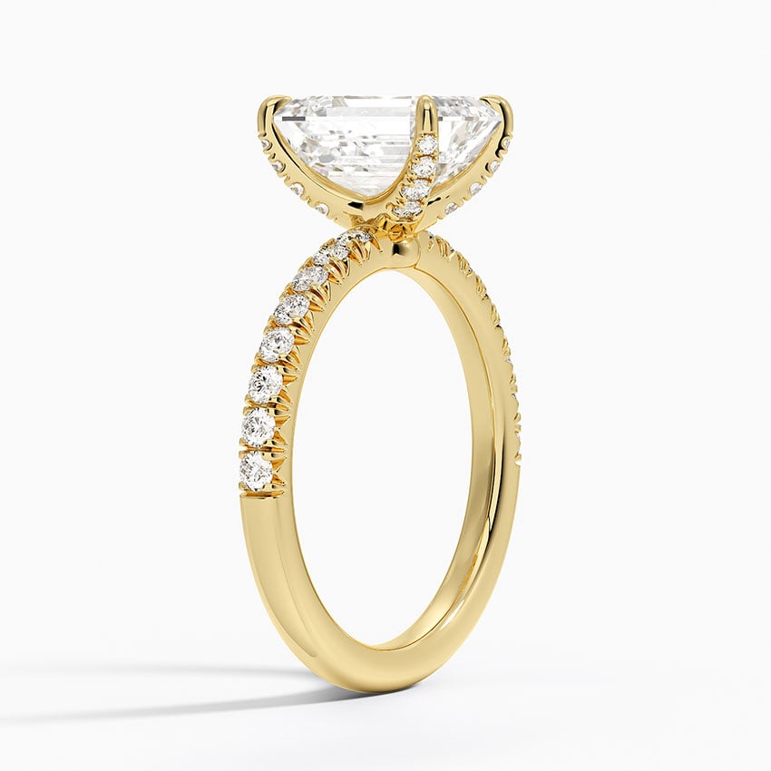 18K Yellow Gold Adorned Amelie Diamond Ring