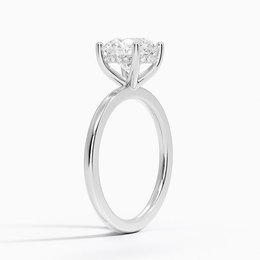 Platinum Sydney Perfect Fit Hidden Halo Diamond Ring