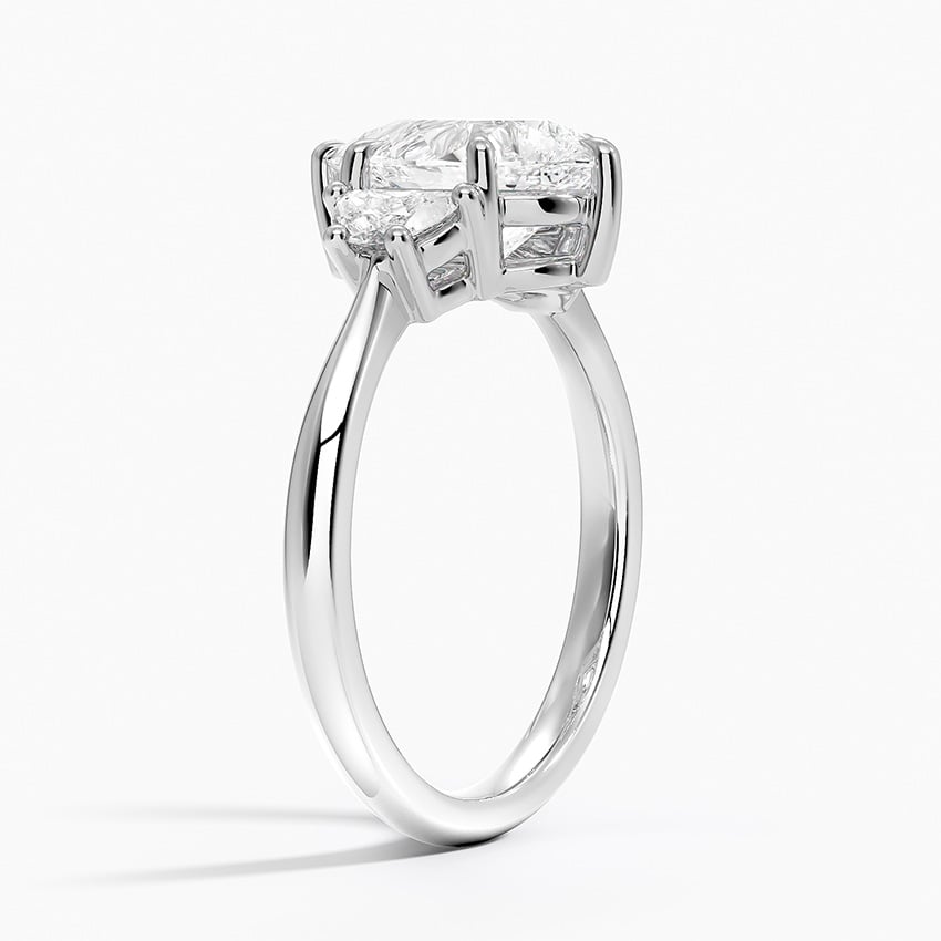 Half Moon Three Stone Diamond Ring (1/4 ct. tw.)