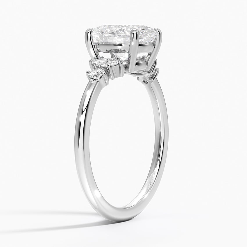 18K White Gold Miroir Diamond Ring