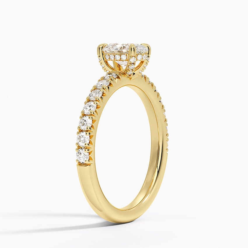 18K Yellow Gold Olympia Diamond Ring