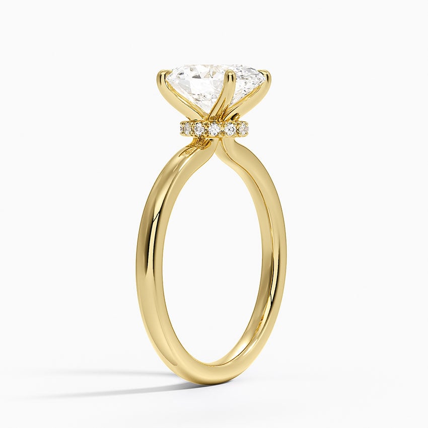 Secret Halo 2mm Diamond Ring