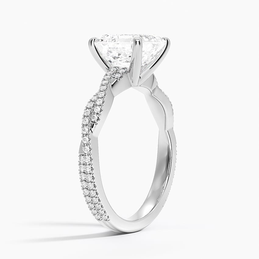 Scalloped Engagement Ring