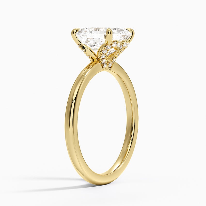Hidden Heart Diamond Ring