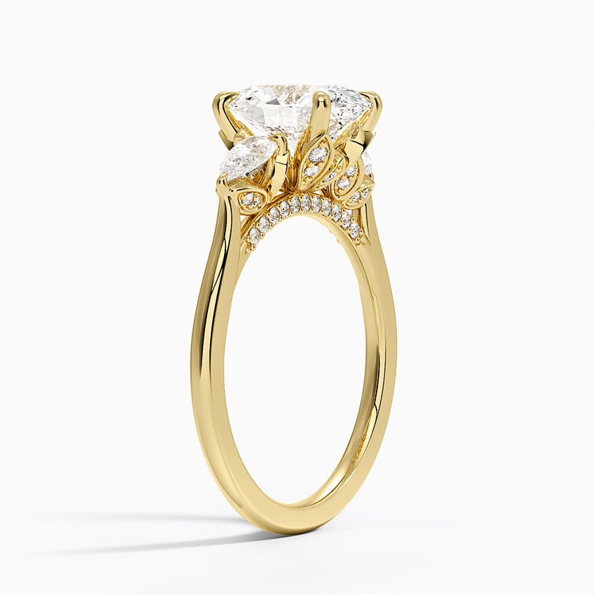 Petal Pear Three Stone Diamond Ring (1/2 ct. tw.)