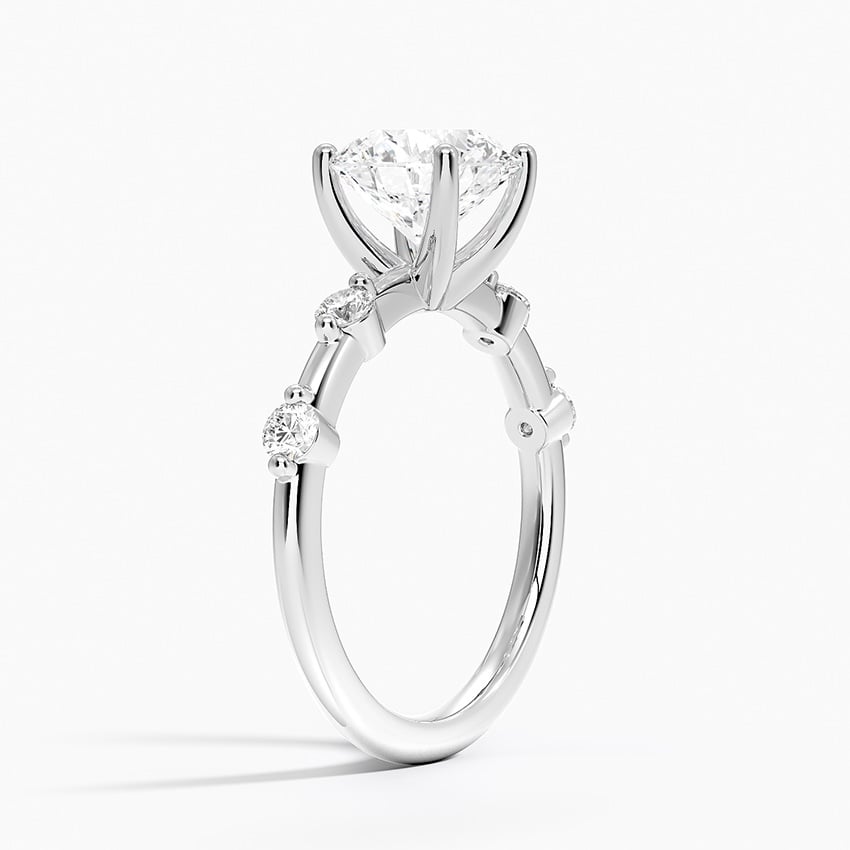 Platinum Aimee 1.7mm Diamond Ring