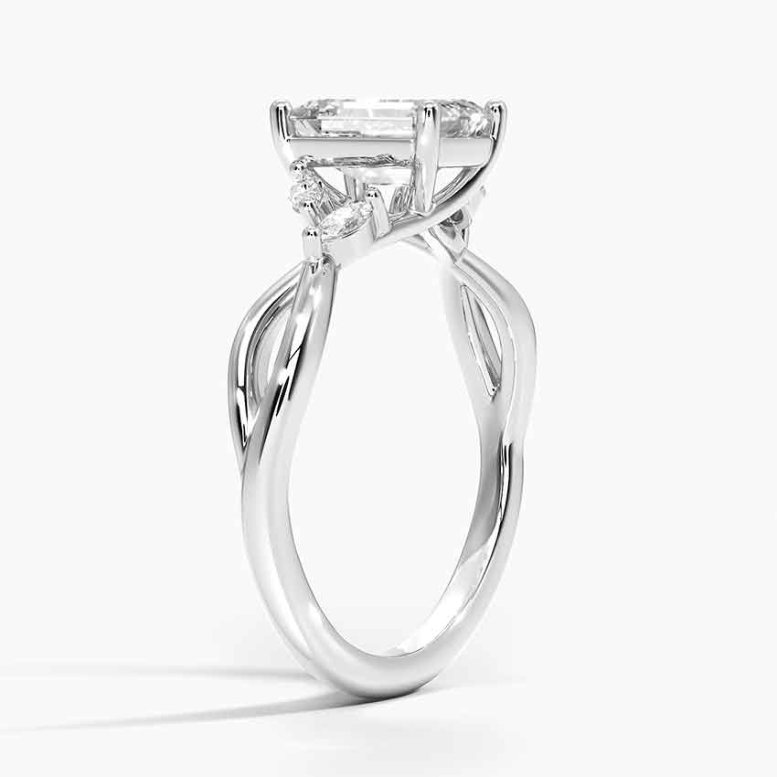 Shop Emerald Cut Engagement Rings Brilliant Earth