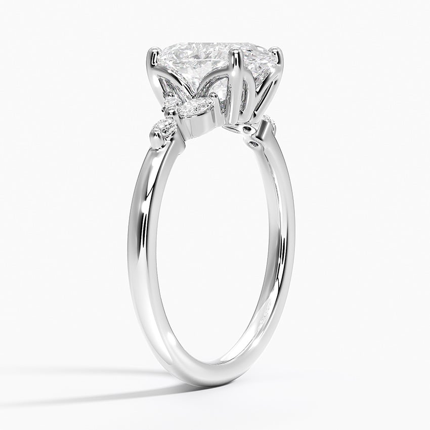 18K White Gold Verbena Diamond Ring