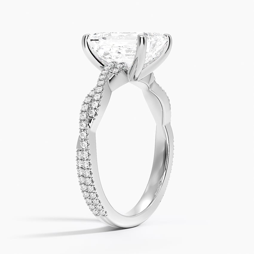 Scalloped Engagement Ring