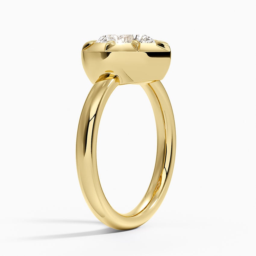 Harper Bezel Prong Solitaire Ring