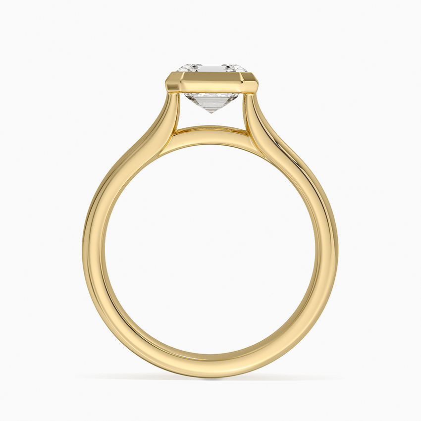 Luna 4mm Bezel Ring in 18K Yellow Gold