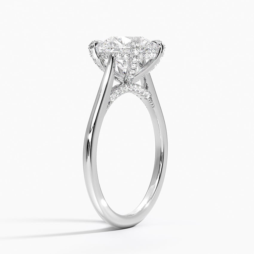 Platinum Adorned Dawn Diamond Ring