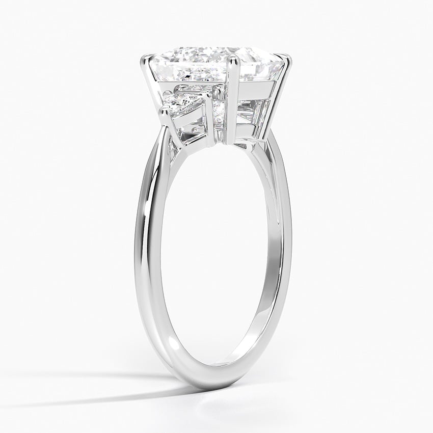 Trillion Three Stone Diamond Ring