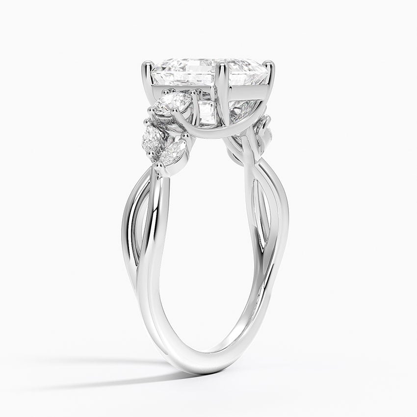 Willow Three Stone Diamond Ring - Brilliant Earth