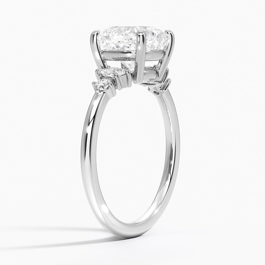 18K White Gold Miroir Diamond Ring