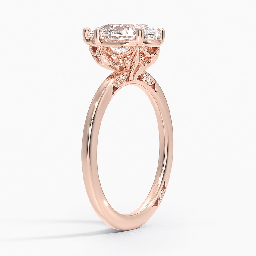 18K Rose Gold Simply Tacori Delicate Drape Diamond Ring