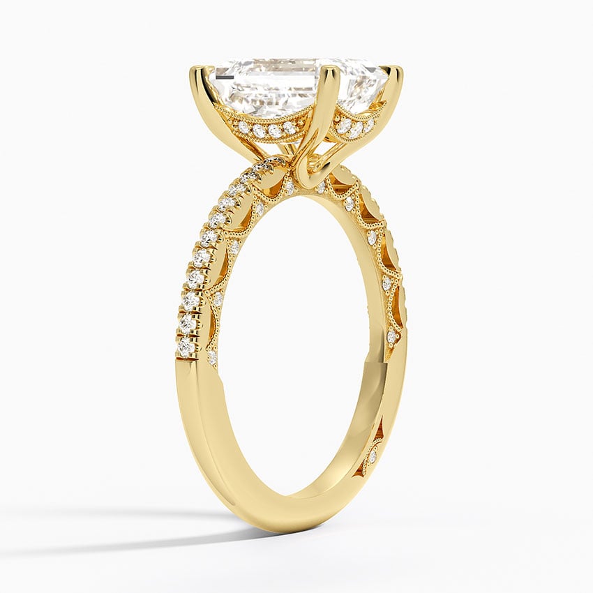 Tacori Lunetta Crescent Diamond Ring