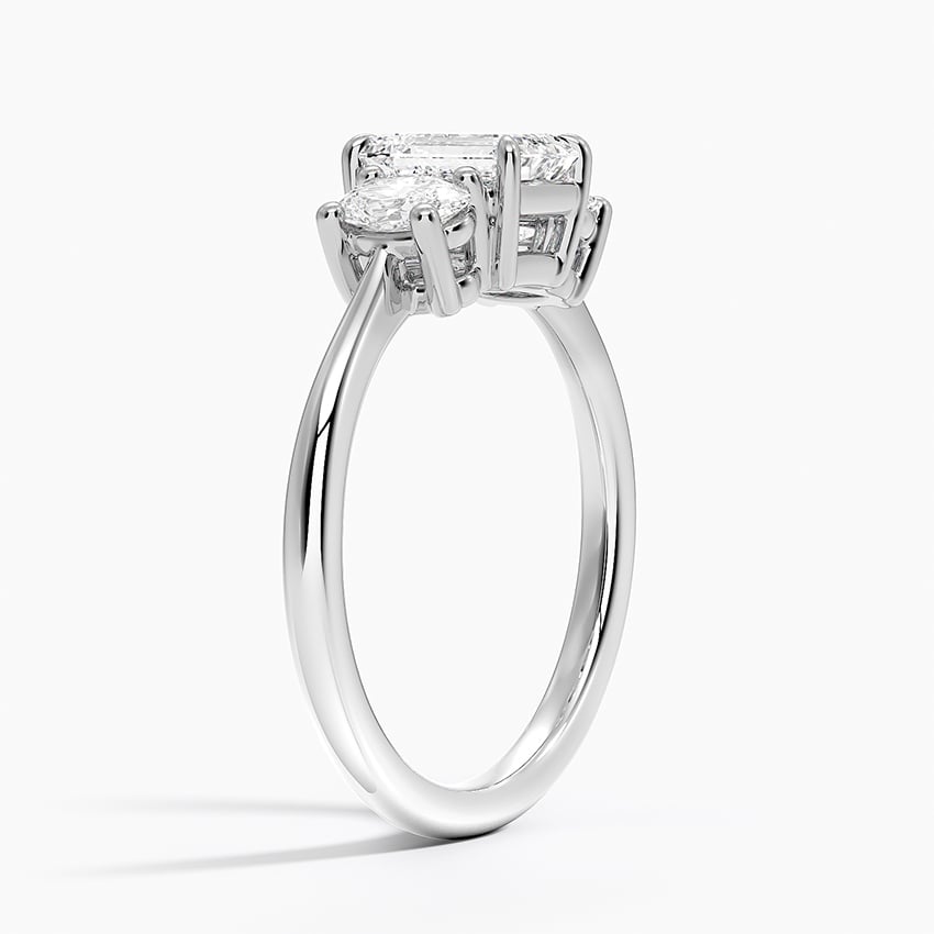 Oval-Cut Three Stone Diamond Ring