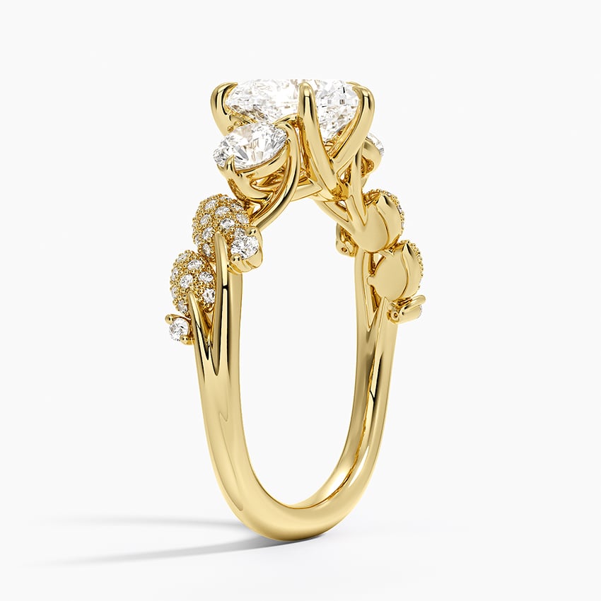 Canopy Three Stone Diamond Ring