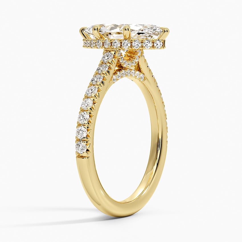 18K Yellow Gold Chantal Diamond Ring