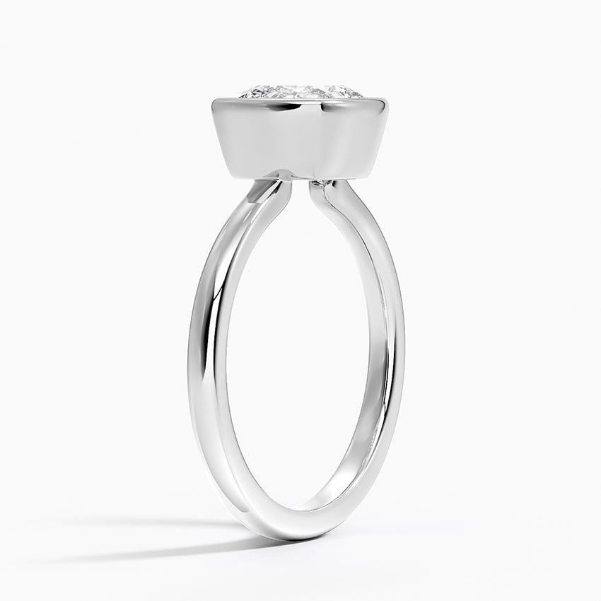 Platinum Sylvie Perfect Fit Bezel Solitaire Ring