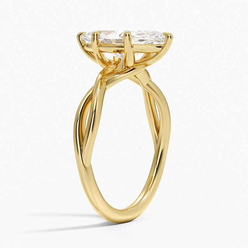 Alya Twist Solitaire Ring - Brilliant Earth
