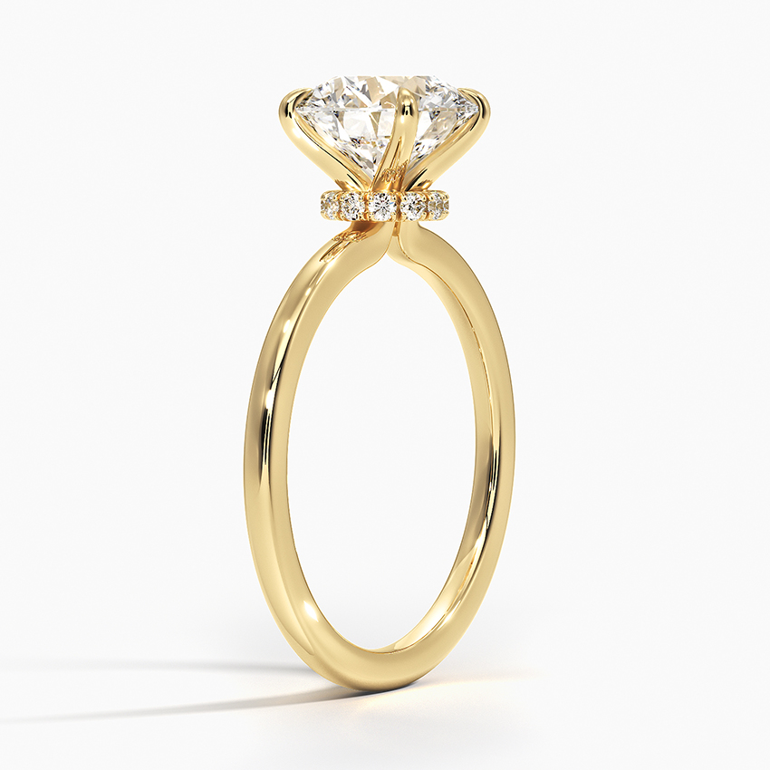 Pavé Wrap Diamond Ring | Secret Halo | Brilliant Earth