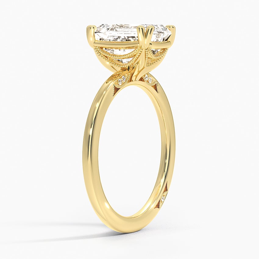 18K Yellow Gold Simply Tacori Delicate Drape Diamond Ring