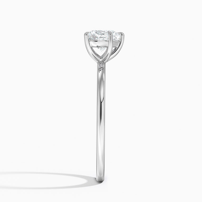 18K White Gold Audrey Perfect Fit Solitaire Ring