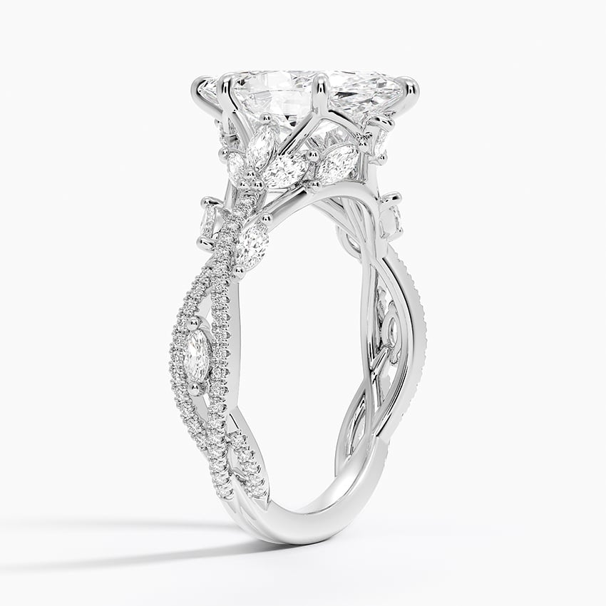 Luxe Secret Garden Diamond Engagement Ring