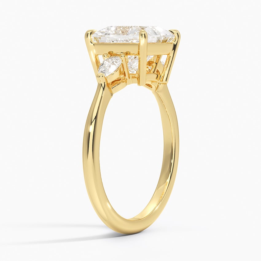 Petite Opera Three Stone Diamond Ring - Brilliant Earth