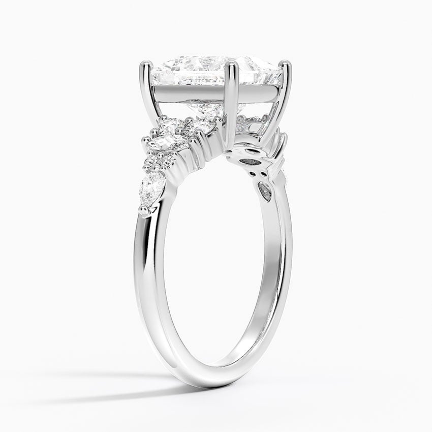 18K White Gold Jacqueline Diamond Ring