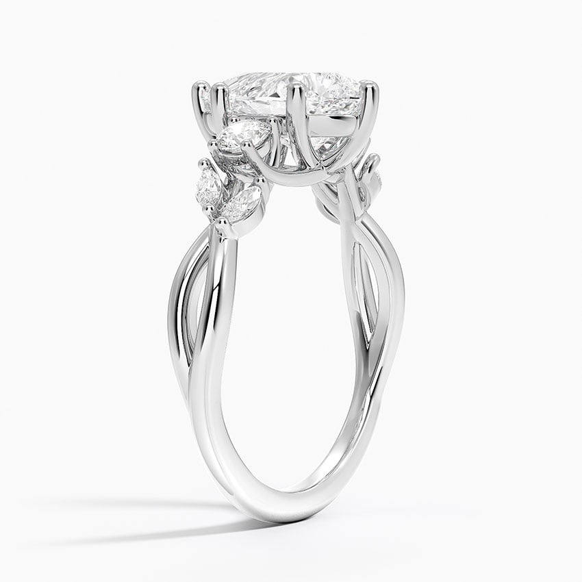 Willow Three Stone Diamond Ring - Brilliant Earth