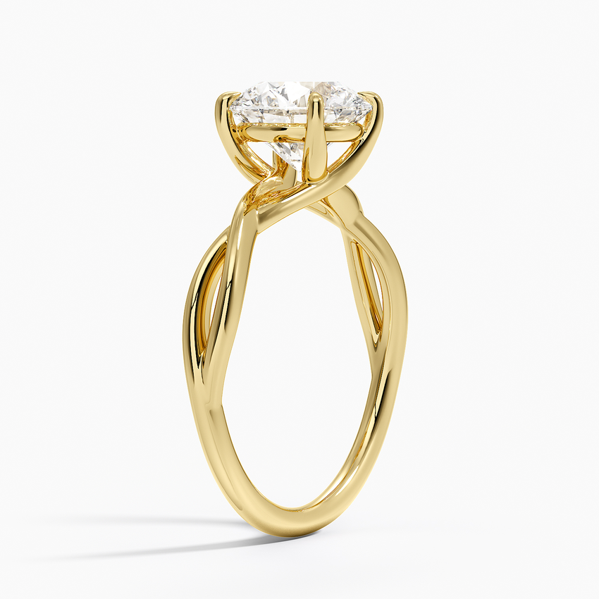 Alya Twist Solitaire Ring - Brilliant Earth