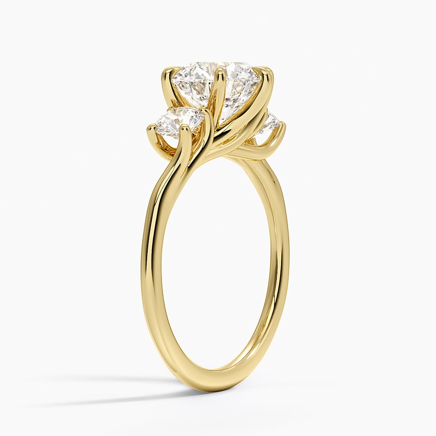Luxe Delilah Three Stone Diamond Ring